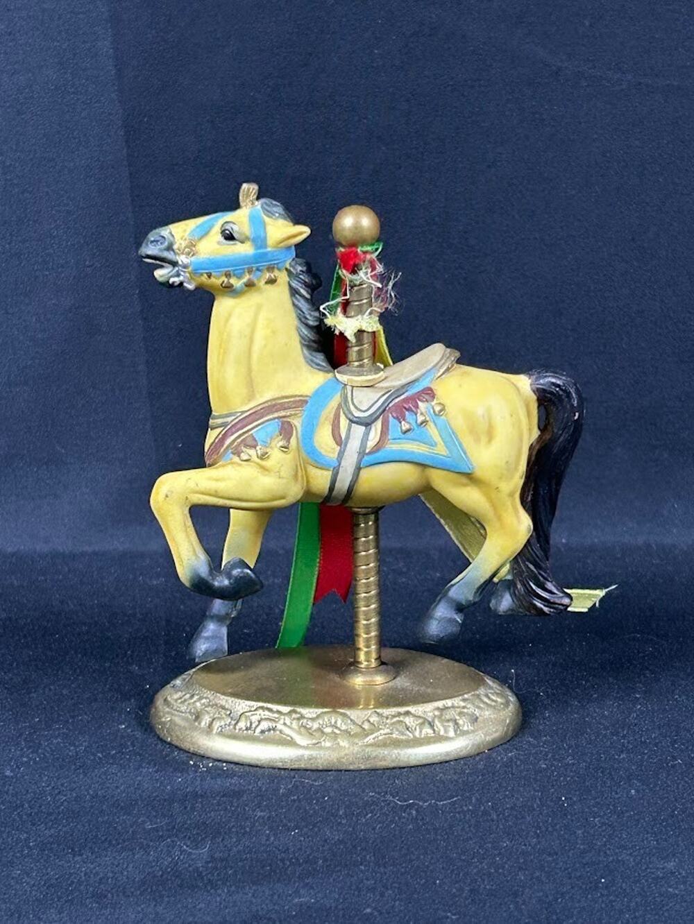 Vintage Willitts Americana Collection Porcelain Carousel Horse Figurine 5"